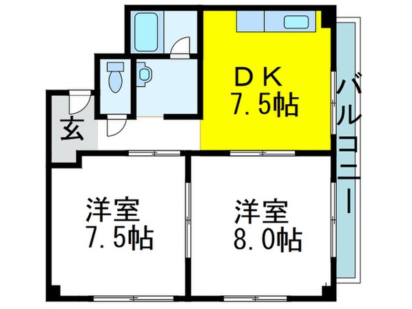 マツシマビルの物件間取画像